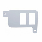 Freightliner Lower Bottom Dash Switch Panel (2 Openings) - Right Freightliner Lower Bottom Dash Switch Panel (2 Openings) - Right