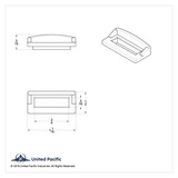 Chrome Switch Label Covers w/ Visor - 2001 & Older Peterbilt 6pk