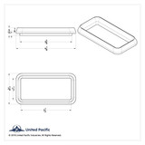 Chrome Center Dash Instrument Bezel 2006+ Peterbilt 379 389 388