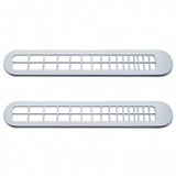 Peterbilt Chrome Defroster A/C Vent Covers - Direct Fit (2-Pack)