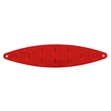 10 LED "Cat's Eye" Light (Stop, Turn & Tail) - Red LED/Red Lens