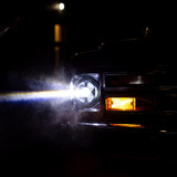 ULTRALIT - High Power LED 7" Projection Headlight With Dual Color LED Position Halo Ring