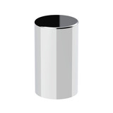 33mm x 3-1/2" Chrome Plastic Cylinder Nut Covers - Thread-On (Color Box of 10)