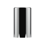 33mm x 3-1/2" Chrome Plastic Cylinder Nut Covers - Thread-On (Color Box of 10)