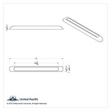 17" Chrome LED Light Bar Bezel - Triple Chrome Plated Truck Accent