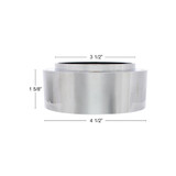 Chrome Aluminum Hub Adapter - 9-Screw to 3-Bolt Steering Wheel