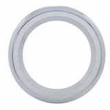 Chrome Twist-On Light Bezel for 4" Round Truck Light Grommet