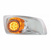 Fog Light Cover With Amber LED Hi/Lo Clear Style Reflector Light For 2007-17 KW T660- Driver -Amber Lens