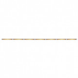94" Stainless Light Bracket With 7X 14 LED 12" Light Bars - Amber LED/Amber Lens
