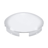 5 Even Notched Chrome Dome Front Hubcap - 7/16" Lip