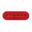 20 LED 6" Oval Turbine Light (Stop, Turn & Tail) - Red LED/Red Lens