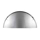 Chrome Half-Moon Shield For 7" Headlight (Pair)