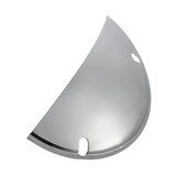 Chrome Half-Moon Shield For 7" Headlight (Pair)