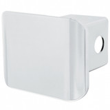 Chrome Plastic Hitch Cover - 2" x 2" Trailer Receiver Protection