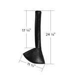 17" Black Vinyl Shifter Boot - Heavy Duty Semi Truck Interior