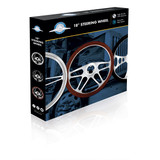 18" Chrome Aluminum Chopper Style Steering Wheel - Semi Truck