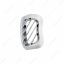 Chrome Plastic A/C Dash Corner Vent For 2006+ Peterbilt - Passenger