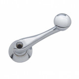 Deluxe Chrome Window Crank Base Kit - Peterbilt Kenworth