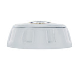 Chrome Aluminum Steering Wheel Horn Button With Metal Medallion, US Navy