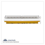 10 LED 9" Turn Signal Light Bar - Amber LED/Amber Lens