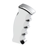 Thread-On Pistol Grip Gearshift Knob - Chrome