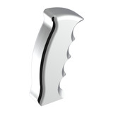 Thread-On Pistol Grip Gearshift Knob - Chrome