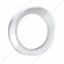 Chrome Plastic Speedometer/Tachometer Cover With Visor