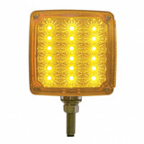39 LED Reflector Double Face Turn Signal Light (Driver) - Amber & Red LED/Amber & Red Lens