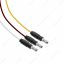 Double Fury 2 LED 3/4" Mini Clearance/Marker Light-Amber & Blue LED/Clear Lens