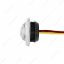 Double Fury 2 LED 3/4" Mini Clearance/Marker Light-Amber & Blue LED/Clear Lens