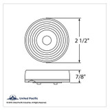2.5" Round Amber Clearance Marker Light Kit - Truck Semi Trailer