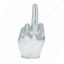 Finger Hood Ornament-Chrome
