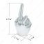 Finger Hood Ornament-Chrome