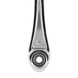 Chrome Die-Cast Window Crank Blue Crystal 16-Spline 7/16" Truck