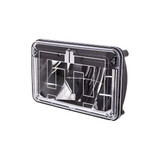 ULTRALIT - Heated 4" X 6" LED Headlight With Polycarbonate Lens & Housing - Low Beam