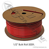 Nylon Air Line Tubing 1/2" OD x 500ft Red - Semi Truck Pneumatic