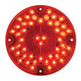 7" Red/Red 47 LED Bus Sealed Light High/Low Beam 3-Wire DOT