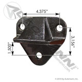 Peterbilt Bumper Stop - Chrome Rear End Protection Assembly