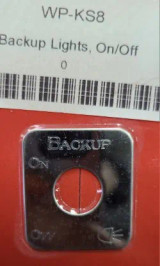 Semi Truck Backup Light Switch - On/Off Toggle for Big Rigs