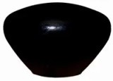 Nostalgic Solid Black Brake Knob - Classic Semi Truck Interior
