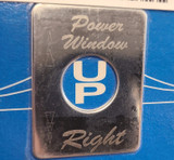 Peterbilt Power Window Right Switch Plate Chrome Trim Cover