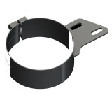 7 Inch Heavy Duty Semi Truck Exhaust Clamp - Chrome Finish