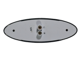 6" Oval Chrome Clearance Marker Light - DOT Approved Semi Truck