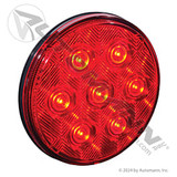 LED Stop Tail Turn Light 4 Inch Round Red Semi Truck Trailer