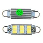 561 Dome Green LED Light Bulb - 9 High Power LEDs for Semi Trucks