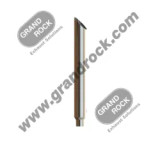 Chrome Aussie Stack 7" to 5" Reduced 60" Semi Truck Exhaust