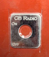 CB Radio On/Off Toggle Switch - Heavy Duty Chrome Truck Switch