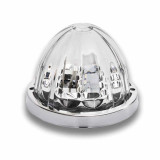 Clear Amber Watermelon LED Marker Light - 19 Diode Star-Burst
