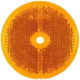 Round Yellow DOT Approved Reflector for Semi Trucks & Trailers