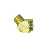 45 Brass Street Elbow 3/8" x 3/8" - Heavy Duty Truck Fitting